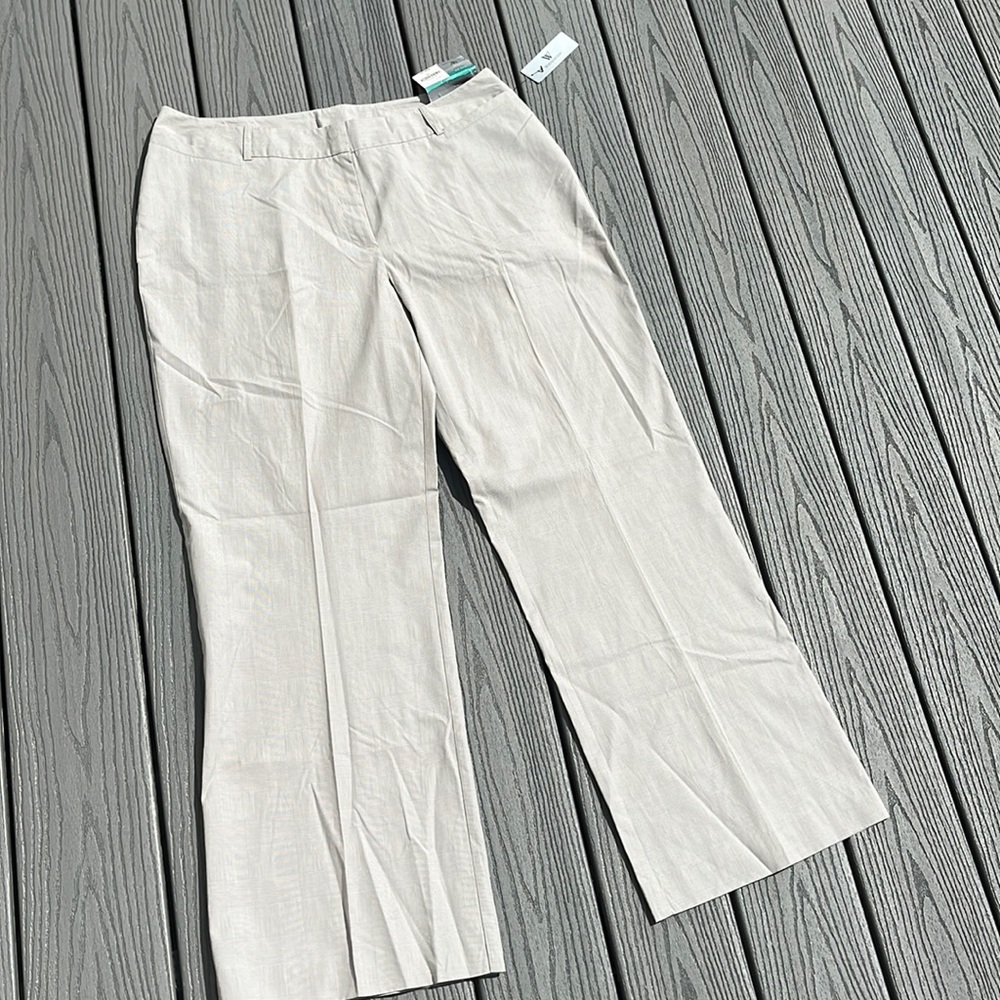 Light Gray Plaid Dress Pants